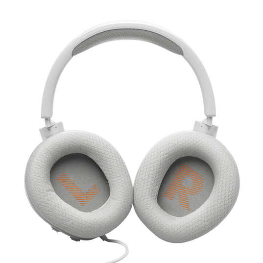 JBL Quantum 100M2 - White - Wired over-ear gaming headset with detachable mic and mute option - Detailshot 4